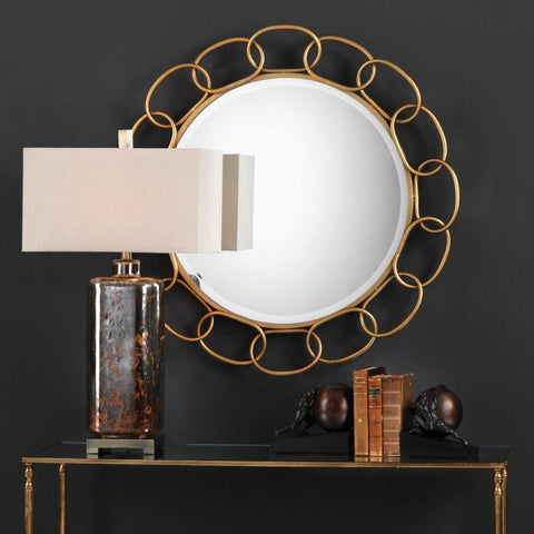 Uttermost Uttermost Circulus Gold Round Mirror