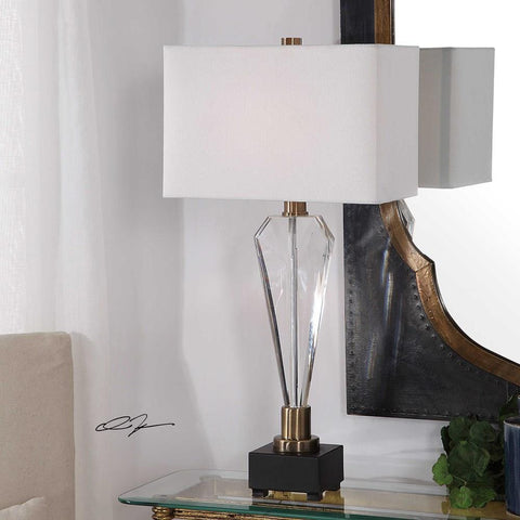 Uttermost Uttermost Cora Geometric Crystal Table Lamp