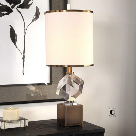 Uttermost Uttermost Cristino Crystal Cube Lamp