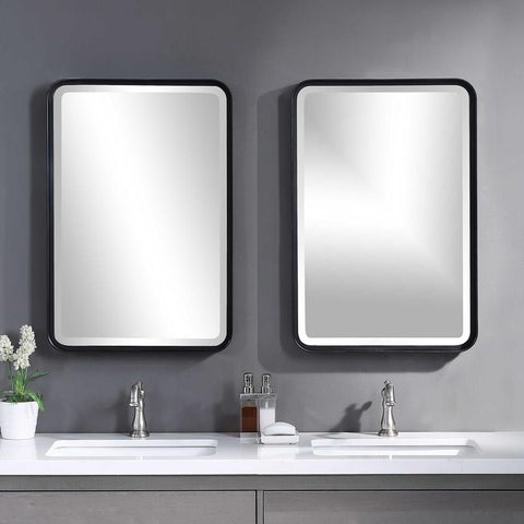 Uttermost Uttermost Croften Black Vanity Mirror