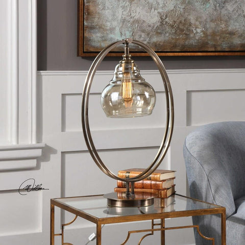 Uttermost Uttermost Elliptical Brass Edison Bulb Lamp
