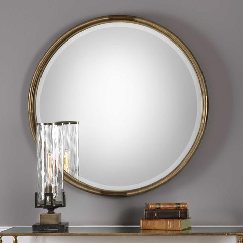 Uttermost Uttermost Finnick Iron Coil Round Mirror