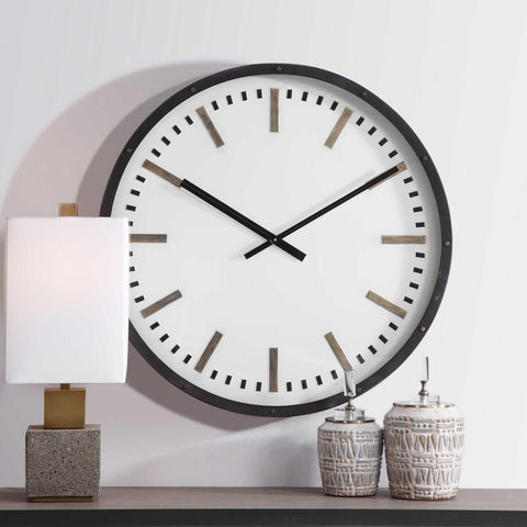 Uttermost Uttermost Fleming Large Wall Clock