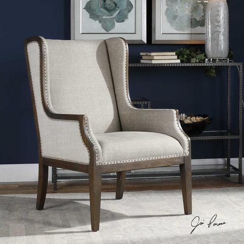 Uttermost Uttermost Florent Taupe-Gray Armchair