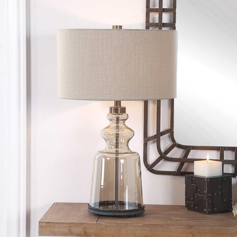 Uttermost Uttermost Irving Amber Glass Table Lamp