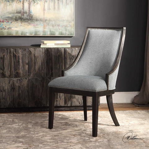 Uttermost Uttermost Janis Ebony Accent Chair