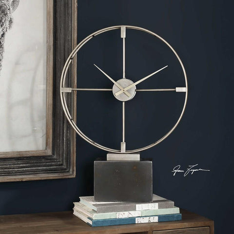 Uttermost Uttermost Janya Contemporary Table Clock