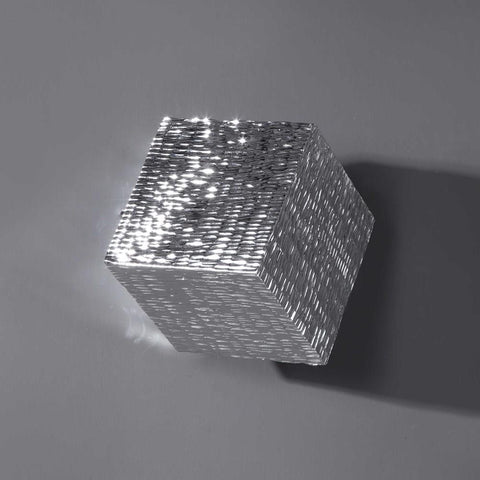 Uttermost Uttermost Jessamine Silver Wall Cube
