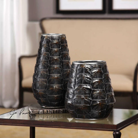 Uttermost Uttermost Kapil Tortoise Shell Vases Set of 2