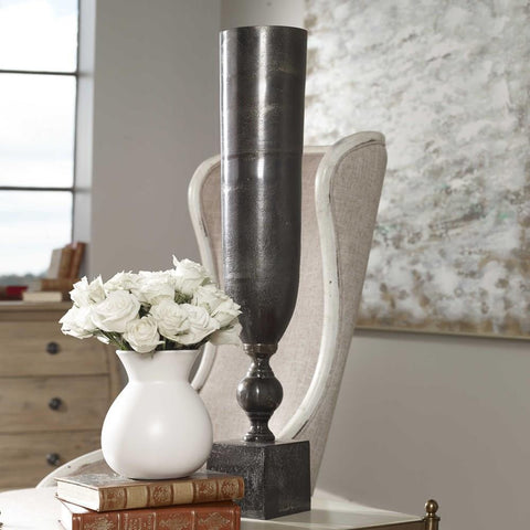 Uttermost Uttermost Kaylie Black Nickel Vase