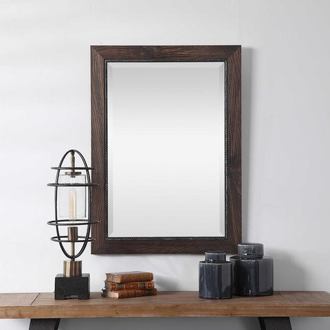 Uttermost Uttermost Lanford Walnut Vanity Mirror