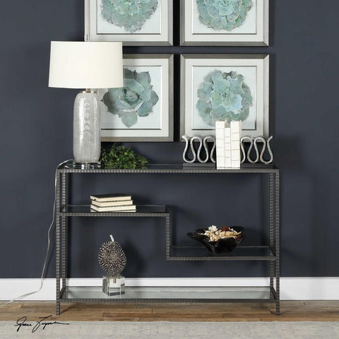 Uttermost Uttermost Leo Industrial Console Table