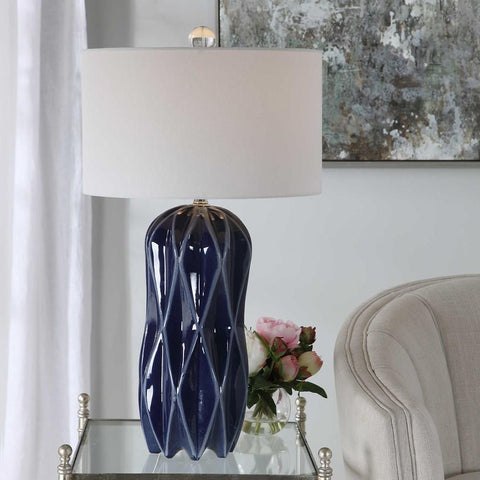 Uttermost Uttermost Malena Blue Table Lamp