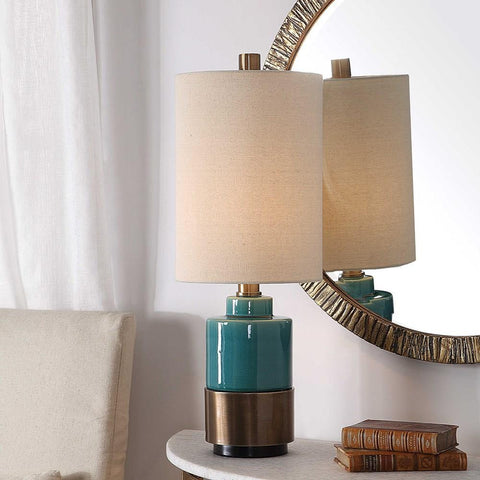 Uttermost Uttermost Rema Turquoise Table Lamp