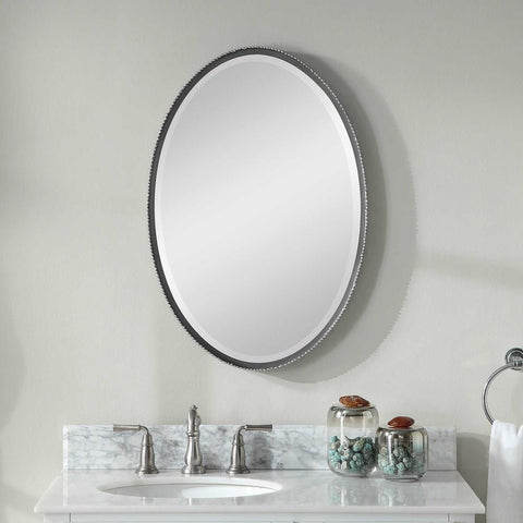 Uttermost Uttermost Reva Silver Oval Mirror