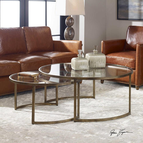 Uttermost Uttermost Rhea Nested Coffee Tables Set of 2