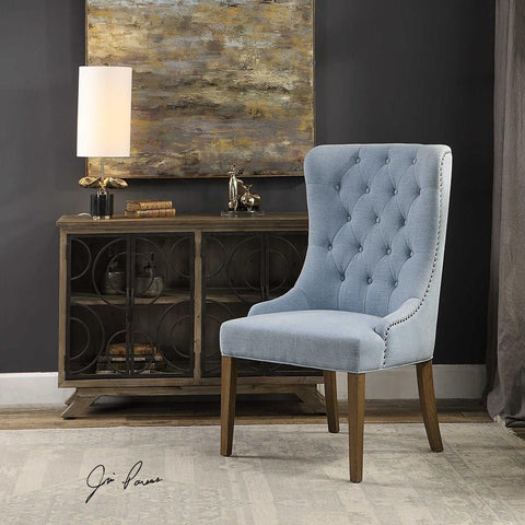 Uttermost Uttermost Rioni Tufted Wing Chair