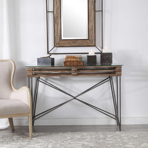 Uttermost Uttermost Ryne Industrial Console Table
