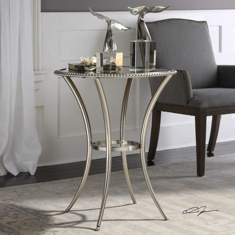 Uttermost Uttermost Sherise Beaded Metal Accent Table