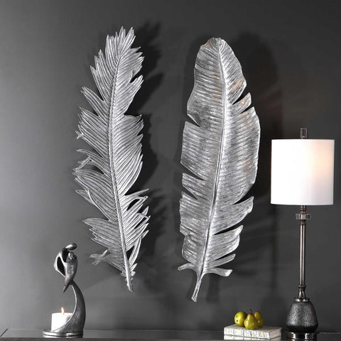 Uttermost Uttermost Sparrow Silver Wall Decor Set of 2