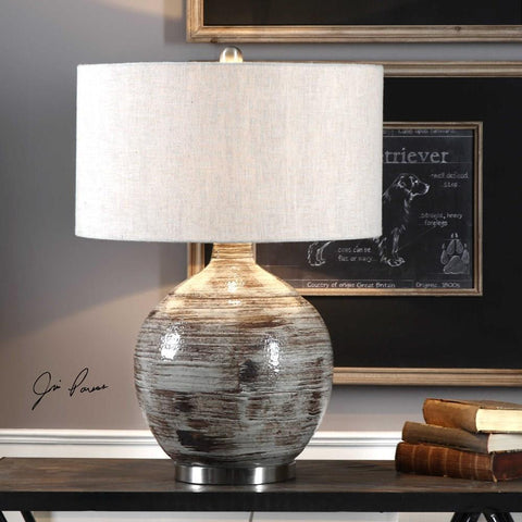 Uttermost Uttermost Tamula Distressed Ivory Table Lamp