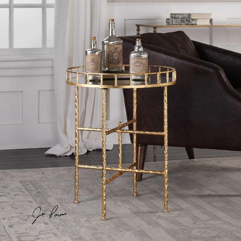 Uttermost Uttermost Tilly Bright Gold Accent Table