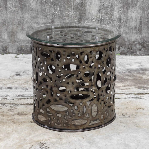 Uttermost Uttermost Zama Industrial Accent Table