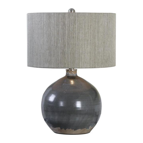 Uttermost Vardenis Gray Ceramic Lamp