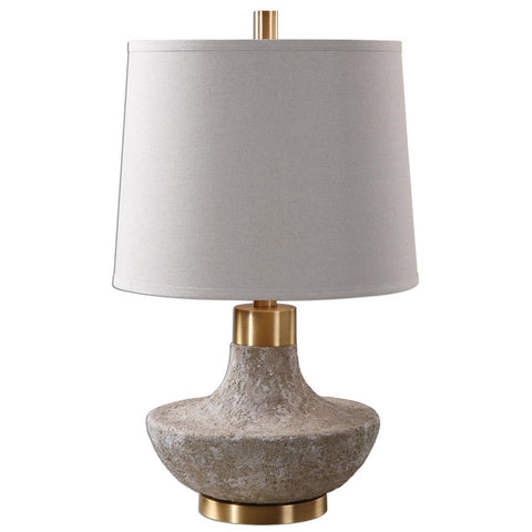 Uttermost Volongo Stone Ivory Lamp